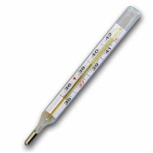 China Different Size Oral Mercury Thermometer , Adult Mercury Body Thermometer factory