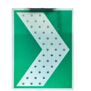 China Aluminum Solar Power 11.1V 4.4AH Chevron Traffic Sign For Highway factory