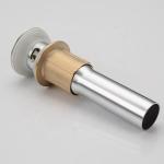 Polished Bathroom Drain Fittings 304 Stainless Steel Pop Up Brushed Nickel Sink