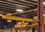 Workshop Wall Mounted Jib Crane , Manual Small Portable Lifting Equipment