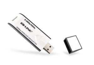 China BL-3321N 300Mbps dual band USB wireless network card 、white、plastic factory