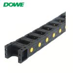 Tow Line Black H60X50 Miniature Yellow Dot Reinforced Series Energy Chain