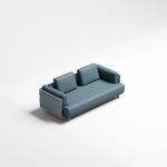 Modern Luxury Hotel Reception Sofa Solid Wood Frame Negotiation Sofa