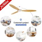 Remote Control 52" Air Cooling Fan for Low Profile Flush Mounted Ceiling in