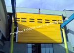 Rapid Fold Up Pack Doors For Factory Crane Doors Large Opening PVC Stacking