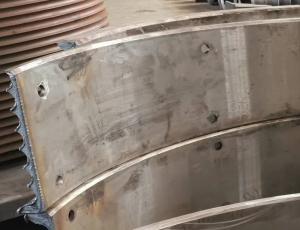 China Removable Half Split Lebus Grooved Sleeves For Winch Drum factory