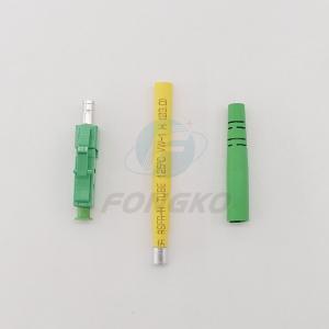 China in stock Lc/APC Fiber Optical Connector parts Single Mode Simplex 2.0mm Fiber Optic Connector factory