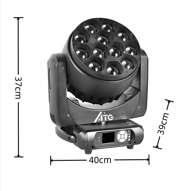 3- 90w Mobile Head Titanic 9090 Lights for Club Bar Dj Show Stage Lighting LED RGBW
