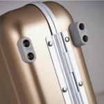 Rose Golden Aluminium Attache Case , Portable Small Aluminum Briefcase