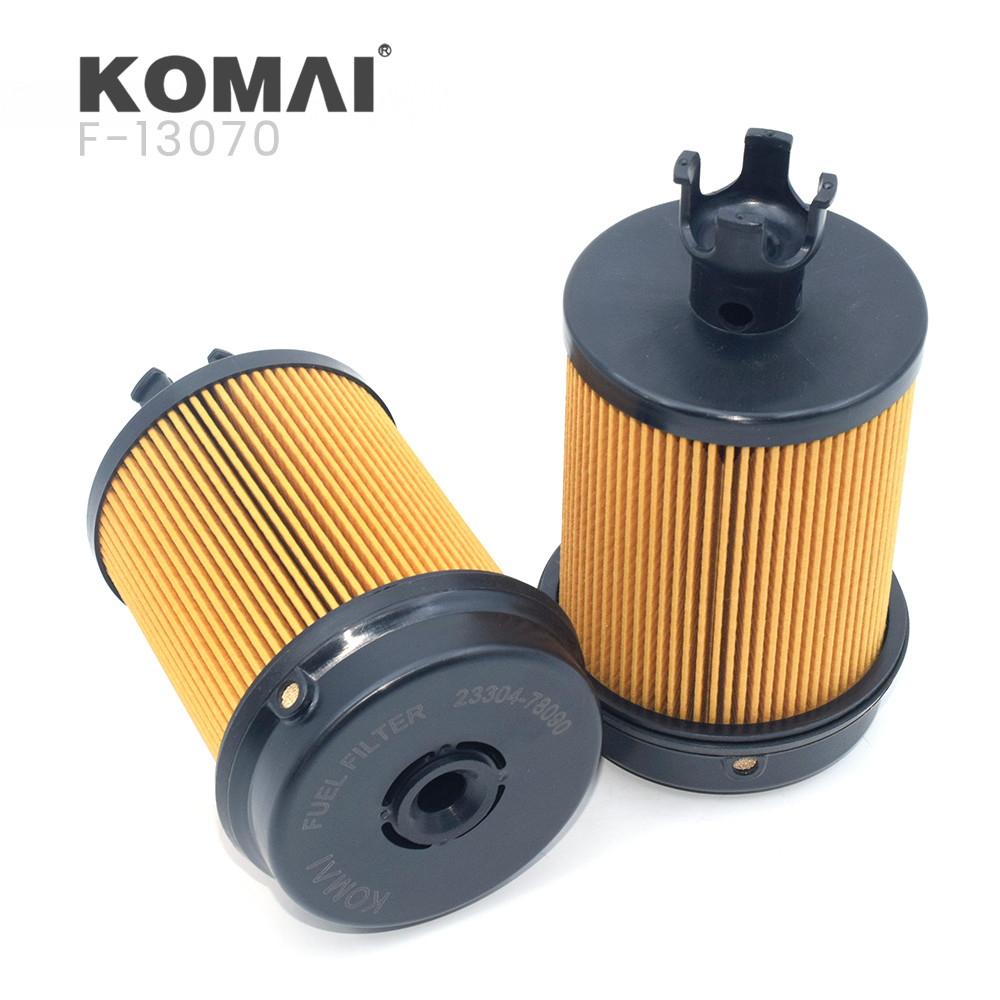 KOMAI Diesel Fuel Filter 23304-78090 23304-78091 HINO 23304-78440 23304-EV390 EF-13070 23304-JIE40 P580299 2330478130 FF5974 SN 25126