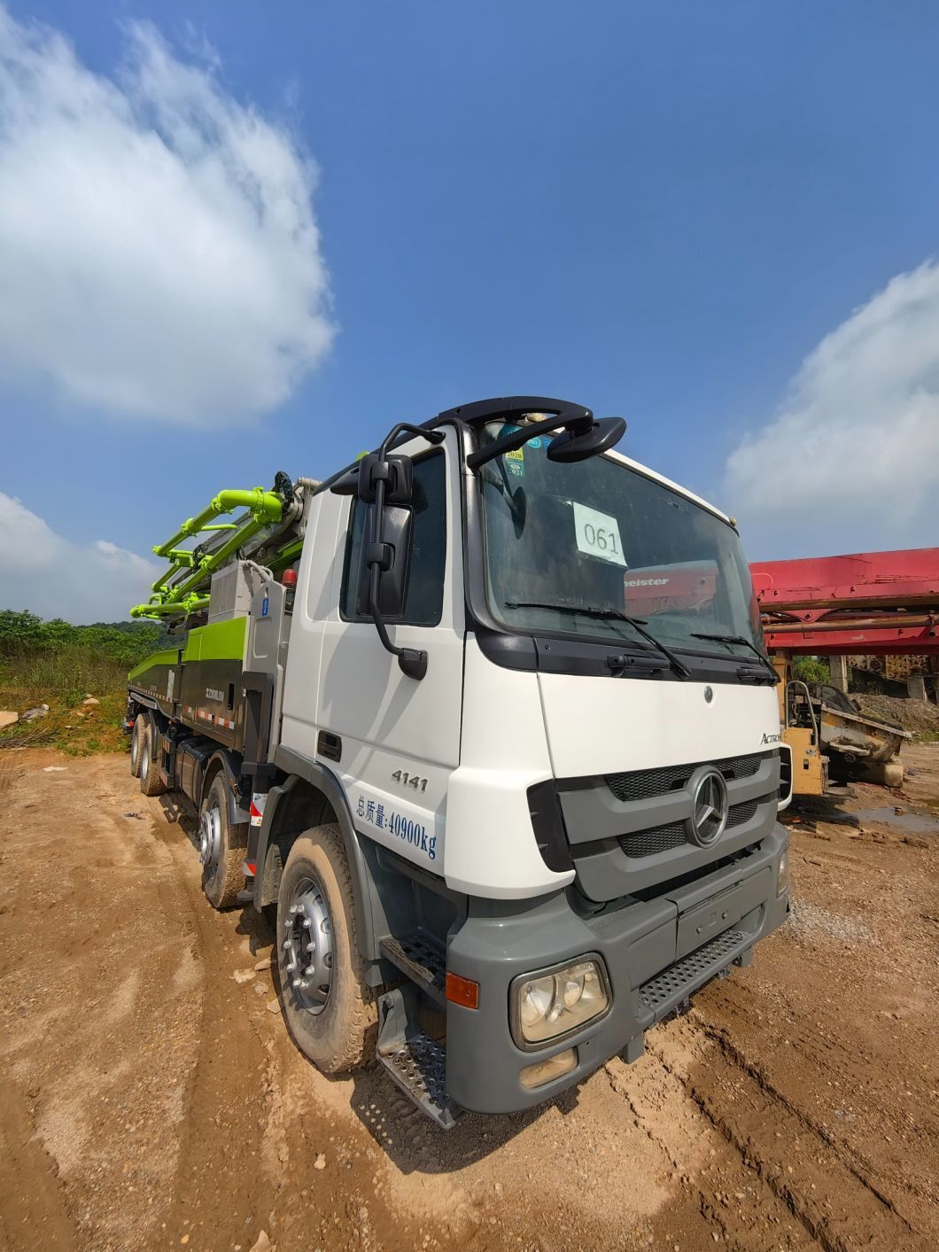 2012 Zoomlion 49m Concrete Pump Beton Pump Truck Pump for Batching Plant