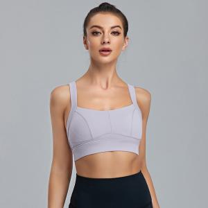 China Womens Cross Strappy Plus Size Sports Bra Running High Elastic Active Stretch factory