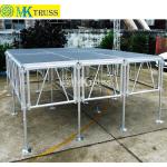 18mm Plywood or 18mm Tempered Glass Platform Material Mobile Stage Red and OEM