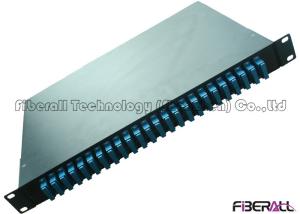 China 48 Fibers Swing Out Fiber Optic Patch Panel Rotate Fiber Distribution Box SC DX factory