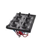 12V Boat Electricals IP65 6-Key Multifunction Marine Toggle Switch
