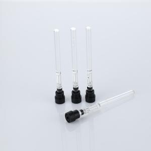 China Black 8x120mm 1.28ml Glass Vacuum ESR Tube For Blood Collection With Sodium Citrate factory