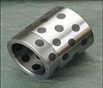 Steel Base Inlaid Oilless Bearing , JDB-3 Oilless Self Lubricating Bearing