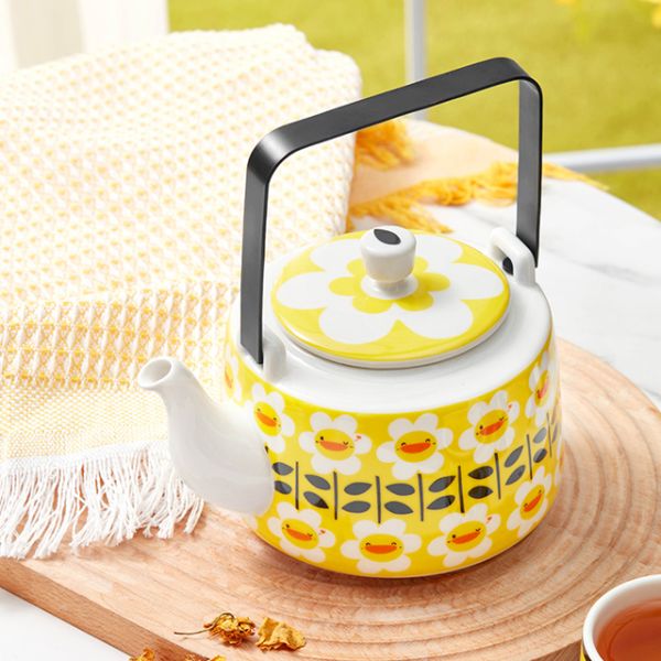 Ceramic Elephant Teapot Household Simple Practicalkettle Set Creative Wedding Gifts With Mugs