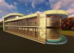 Steel Prefabricated Shopping Mall Supermarket Decoiling Custom Steel Structure