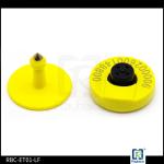 Cattle 350N 30mm*13mm 125KHz TPU LF RFID Animal Ear Tag