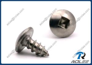 China Passivated Stainless Steel 410 Square Drive Truss Head Sheet Metal Screws factory