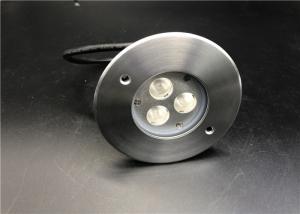 China 3Pcs Cree Osram High Power LED Underground Lights With Round And Square Cover factory