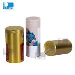 Powder Coffee Metal Container Customized Round Loose Tea Storage Tins With Lid