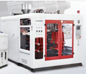 China MP55 Cavities Fully Automatic Blow Moulding Machine For Milk Bottle Packing Bottle factory