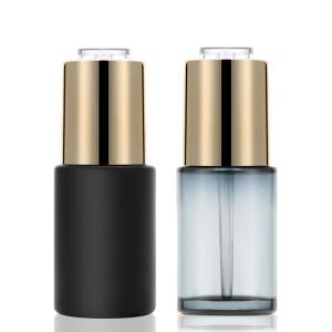 China 30ml Rotary drip Glass Dropper Bottles Essence Oil Perfume Pump Bottle factory