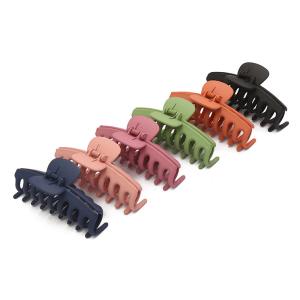 China Acrylic Hair Accessories Claw Clamps Plastic Hairpin Hollow Geometric 30g factory