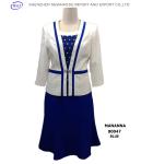 High quality ladies office skirt suit ladies formal skirt suit Red/Blue