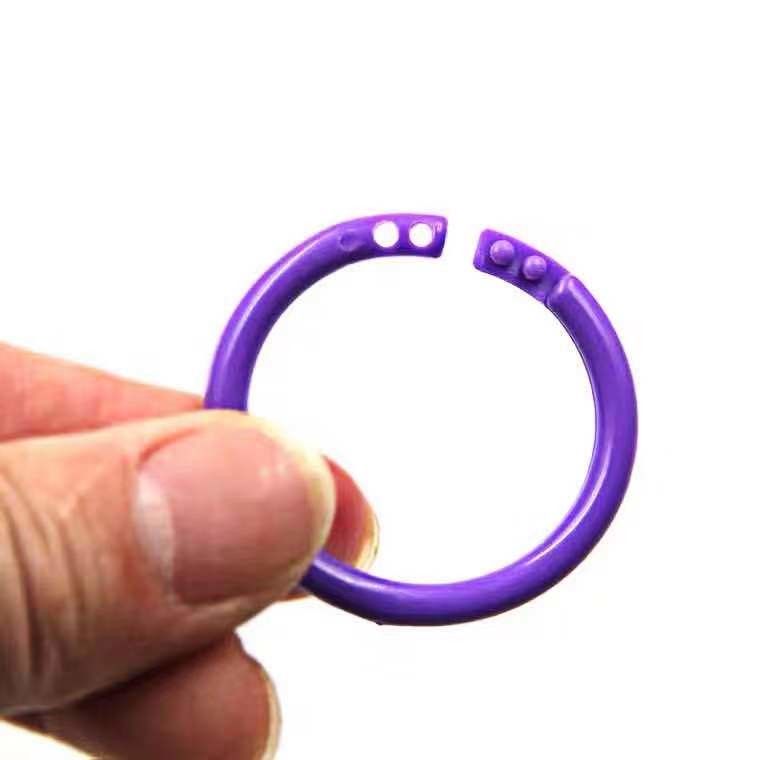 Color Plastic Loose-Leaf Double Clasp 15 20 27 28 32 35 40mm