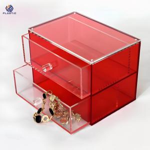 China Rectangular Shape Stackable Acrylic Box Storage For Jewelry Customizable factory
