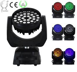 China 36 * 15W RGBWYUV 6 In 1 LED Wash Moving Head Lamp Waterproof IP20 Energy Saving factory