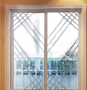 China stained glass for silding door factory
