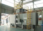 4pcs Wheels Shot Blasting Equipment , Continuous Monorail Abrasive Blasting