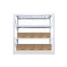 Buy cheap Powder Coated 9mm Thickness Metal Warehouse Racking Cold Rolled Steel 4 Layers from wholesalers
