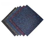 50cm x 50cm Rubber Floor Tile For Gym Fitness Playground
