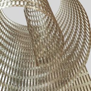 China Glass Laminated Wire Mesh 0.8mm For Window Curtain factory