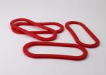 Red Plastic Grocery Bag Carrying Handle For Retail Merchandise