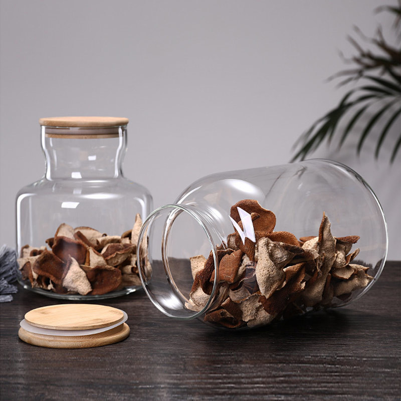3800ml Wide Mouth Blown Borosilicate Glass Storage Tank