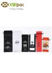 customized LOGO Black Box Bottom Packaging For Coffee Beans With Tin Tie