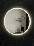 Hidden Frame Electric Bathroom Round Backlit Mirrors 600X600mm 800X800mm