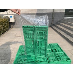 Versatile Stackable Crates for Agriculture Harvest Plastic Mesh Basket Storage