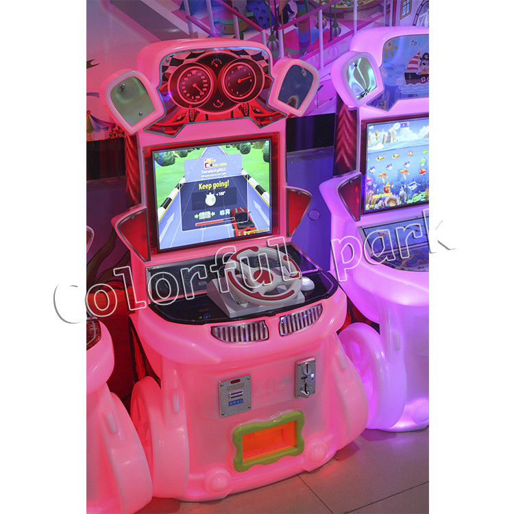 Arcade Racing Game Machine , 42 Inches Screen Crazy Car Racing Game