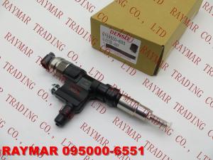 China DENSO Genuine common rail injector 095000-6550, 095000-6551 for HINO bus N04C 23670-E0190 factory