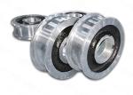 10T Rail Cart Double Flanged Steel Wheels , Mobile Cast Steel Railway Wheels