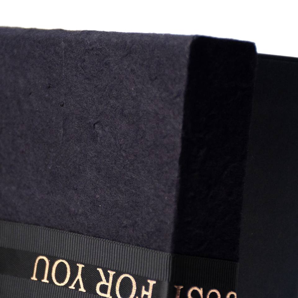Custom Lipstick Cosmetic Gift Paper Boxes with Bow Ribbon and Glossy Lamination