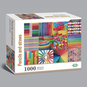 China Adults Challenging Greyboard 1000pcs Jigsaw Puzzle Gift For 14 Age+ factory
