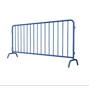 China Tubular Road Safety Pedestrian Fencing Barriers 2.4*1.5m factory